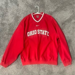 Vintage Ohio State Nike Windbreaker Shirt - Sz. L